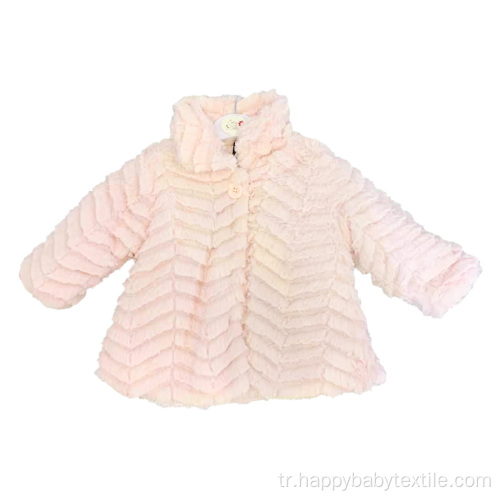 Toptancı% 100 polyester bebek ceketi